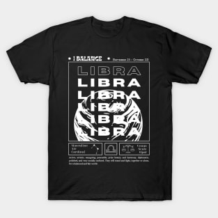 Libra zodiac sign T-Shirt